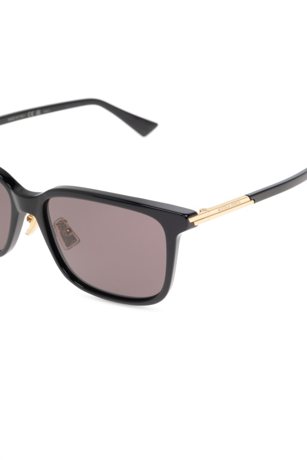 Bottega Veneta Full Frame Sunglasses In Gray