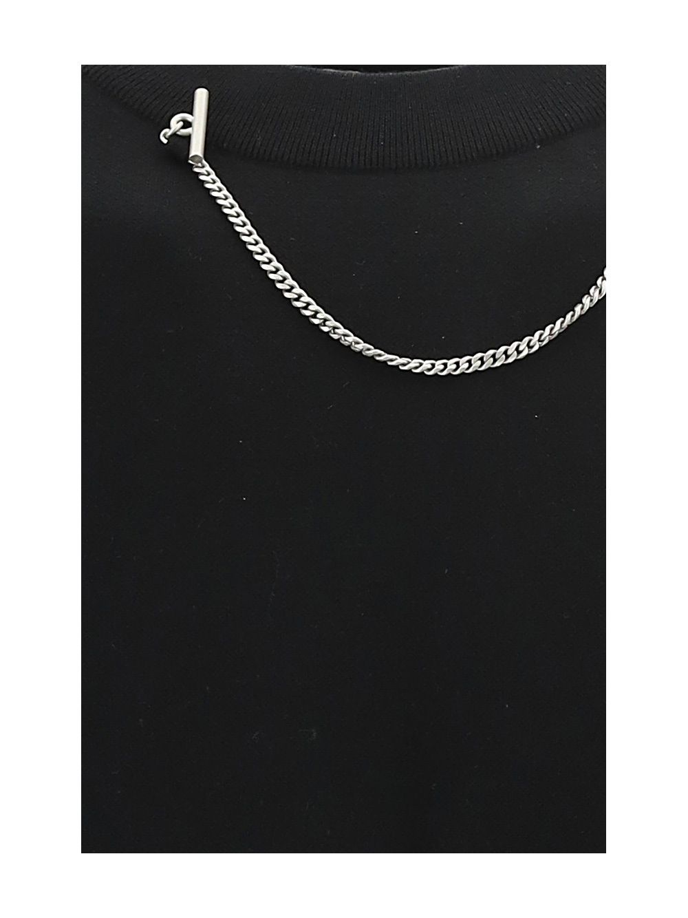 Ambush Chain-detail Crew-neck Jumper In Black