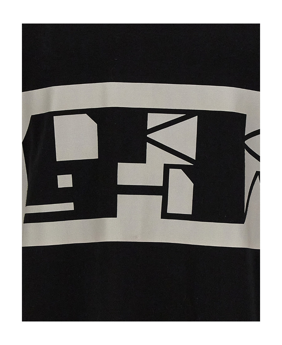 Rick Owens Drkshdw Pentagram Levet T-shirt In Black