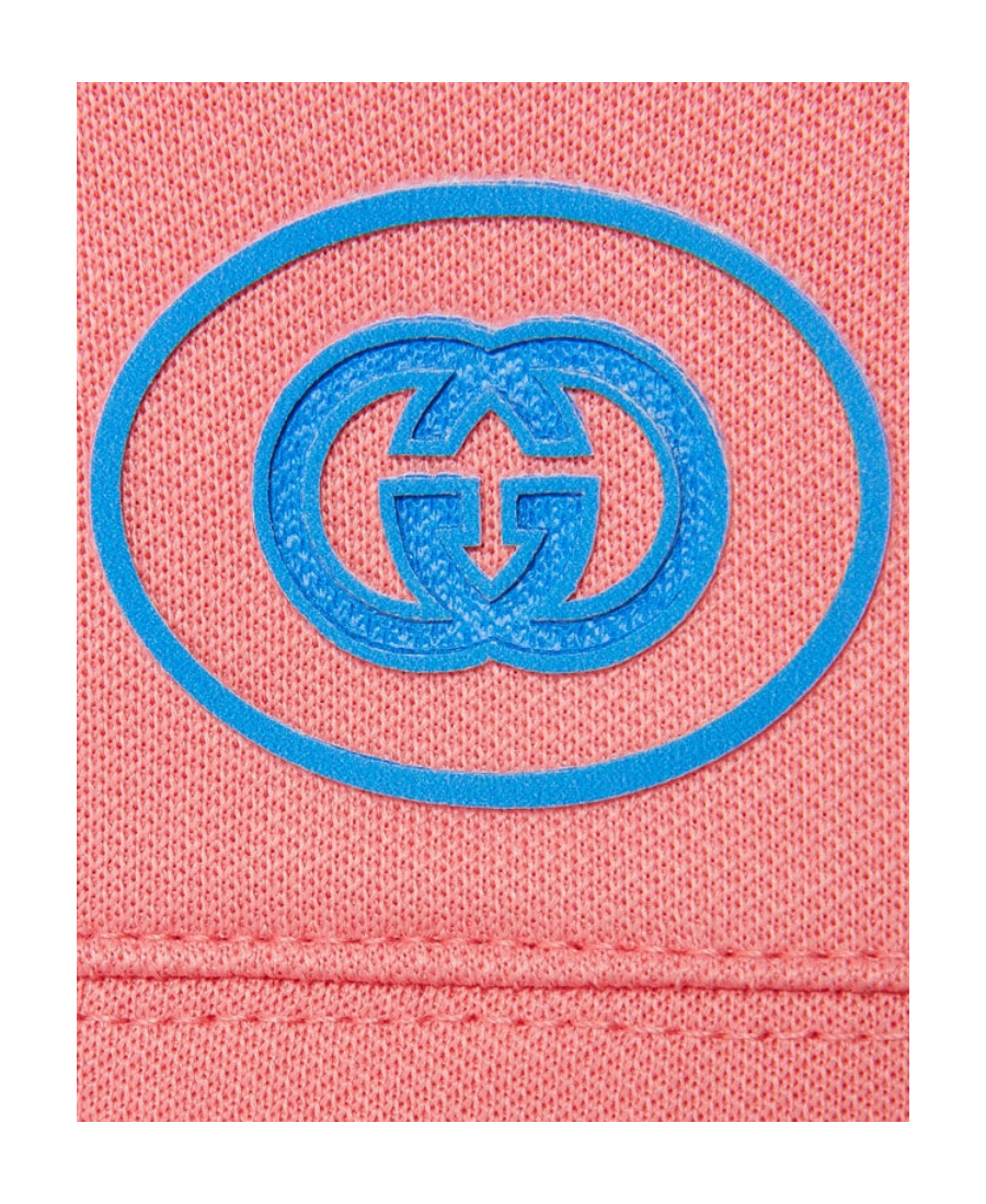 Gucci Logo-print Zipped Track Jacket In Pink