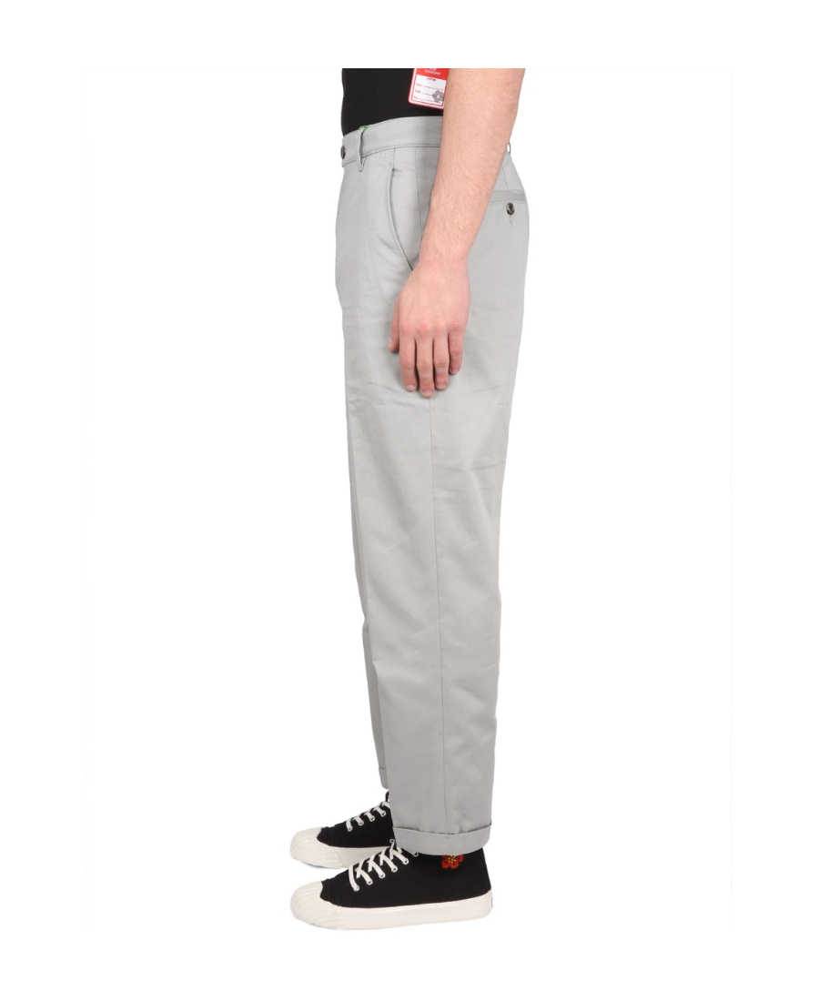 Kenzo Classic Fit Pants In Gray