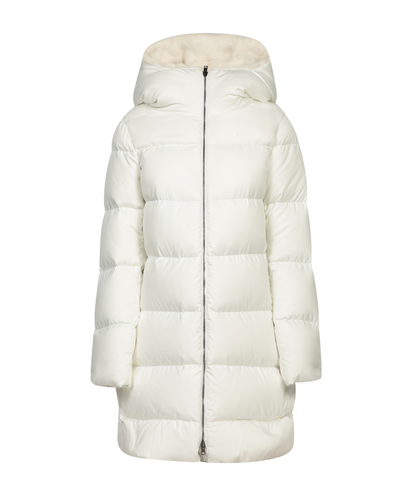 Herno Long-sleeved Down Jacket In White