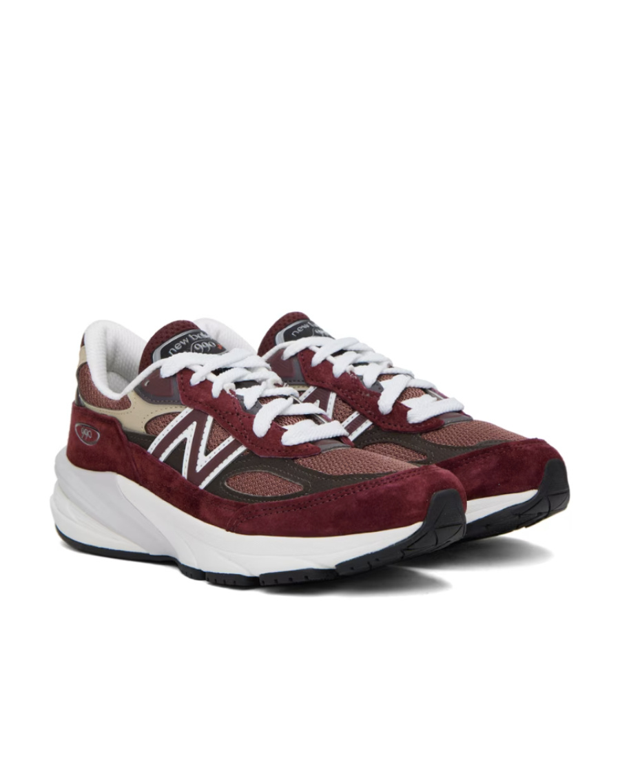NEW BALANCE 990V6 MADE IN USA 'BURGUNDY' SNEAKERS