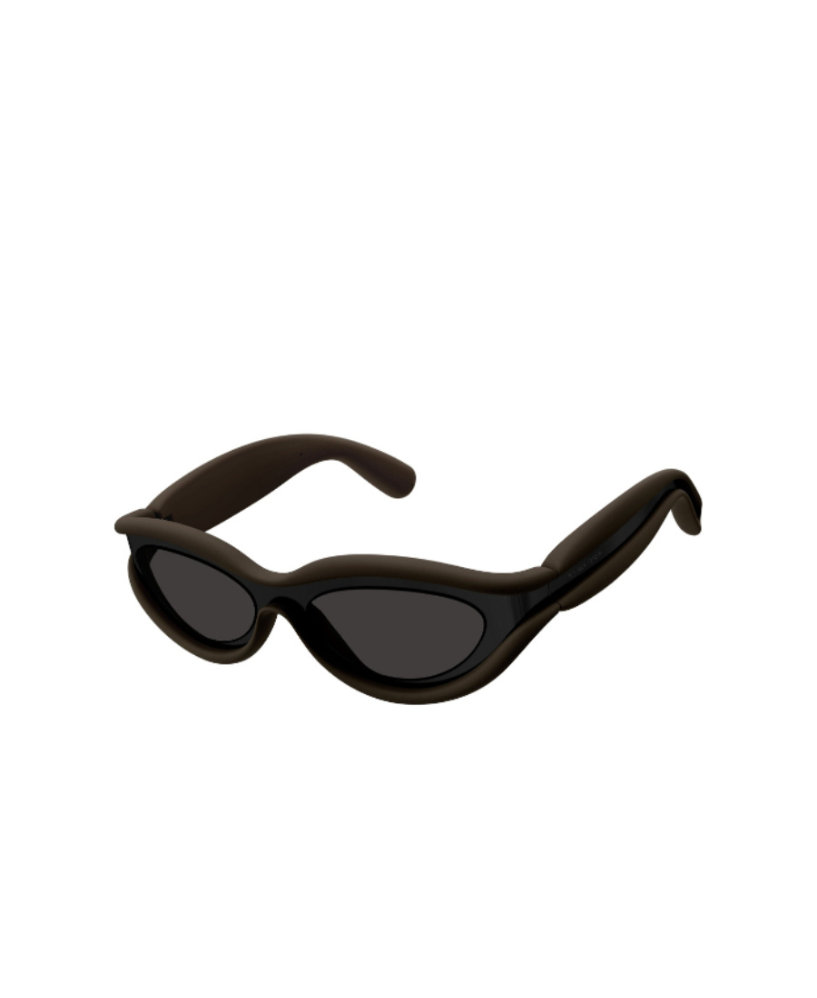 Bottega Veneta Hem Cat-eye Frame Sunglasses In Black