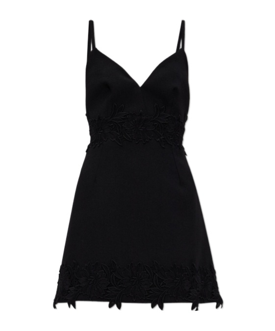 Dolce & Gabbana Lace-detailing Mini Dress In Black