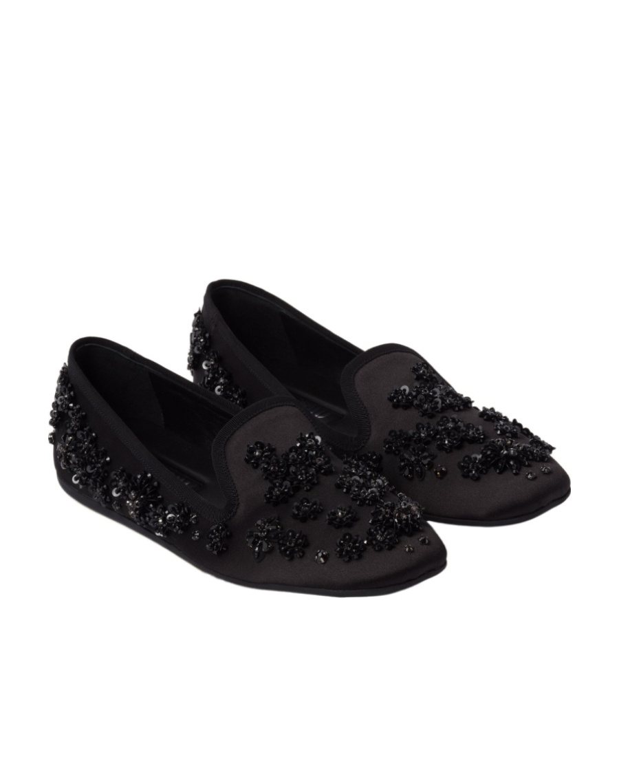 MIU MIU SATIN SLIPPERS