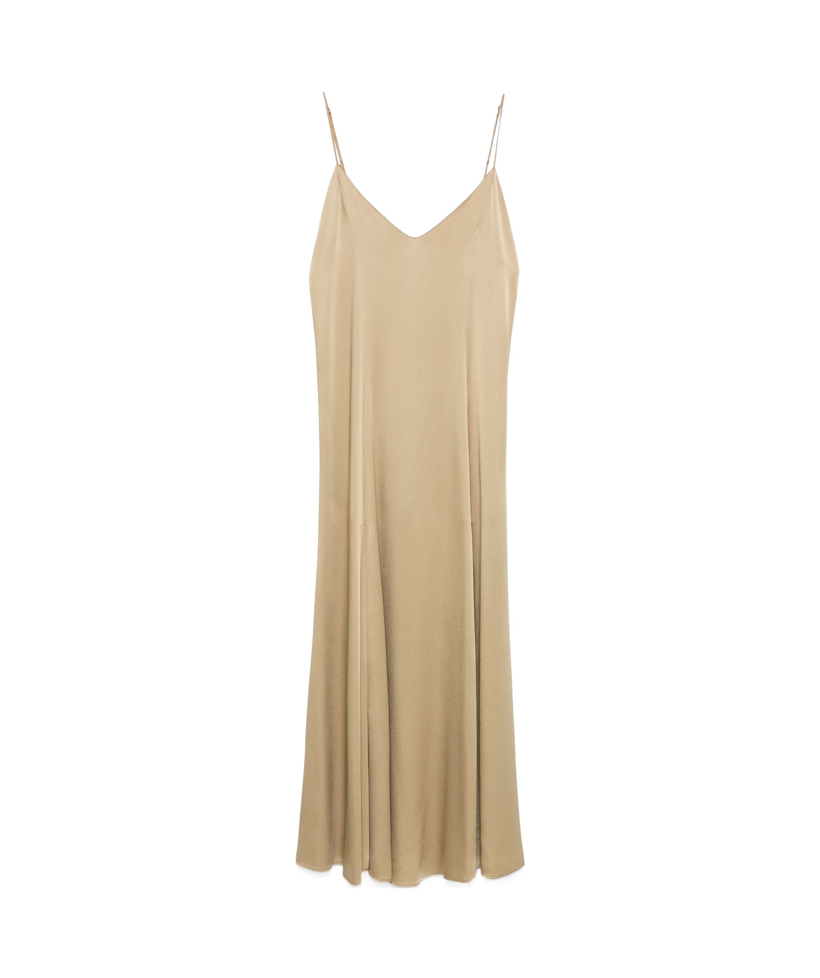 Shop Forte Forte Shift Maxi Dress In Nude