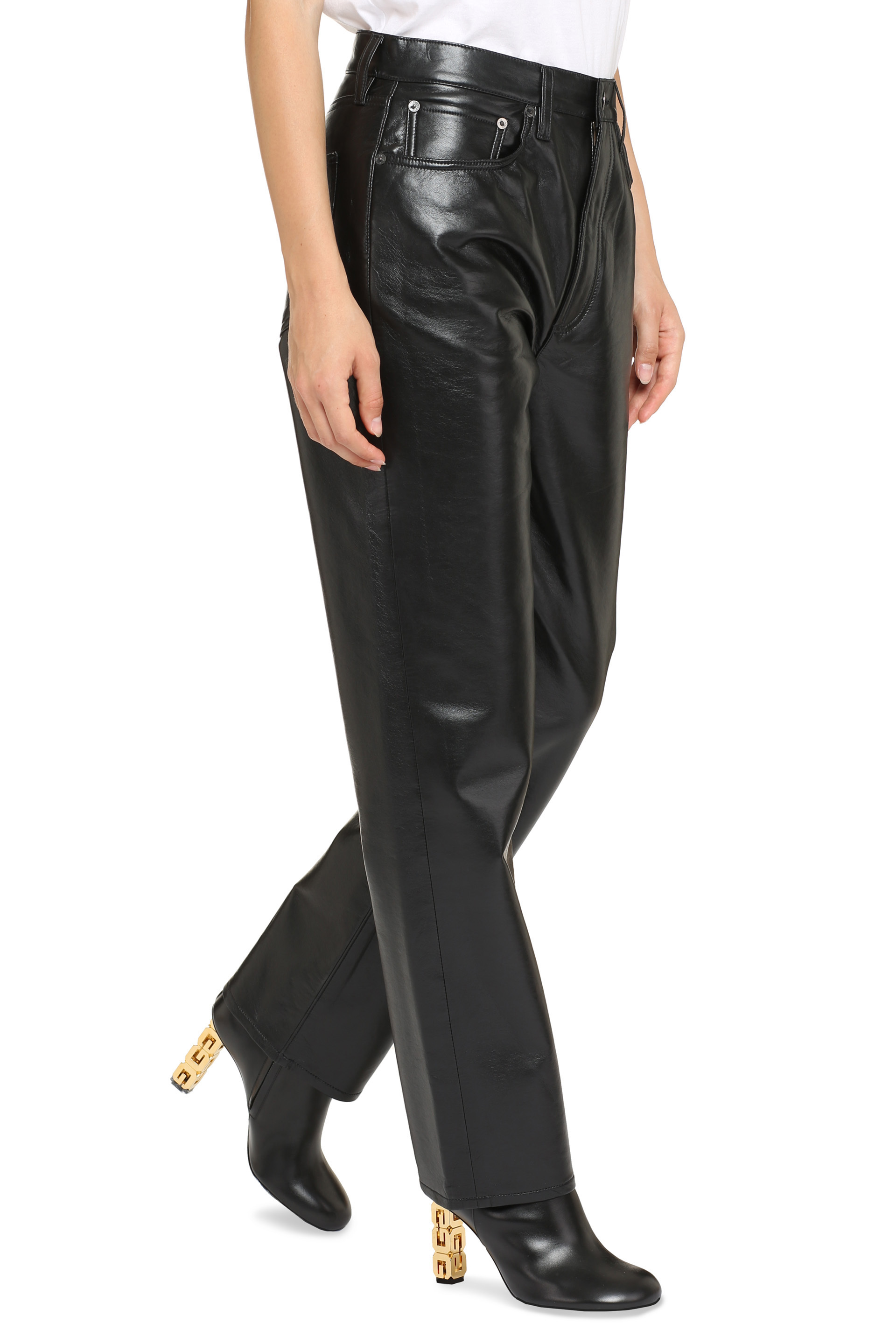 Agolde 90 's Pinch Waist Pants In Black