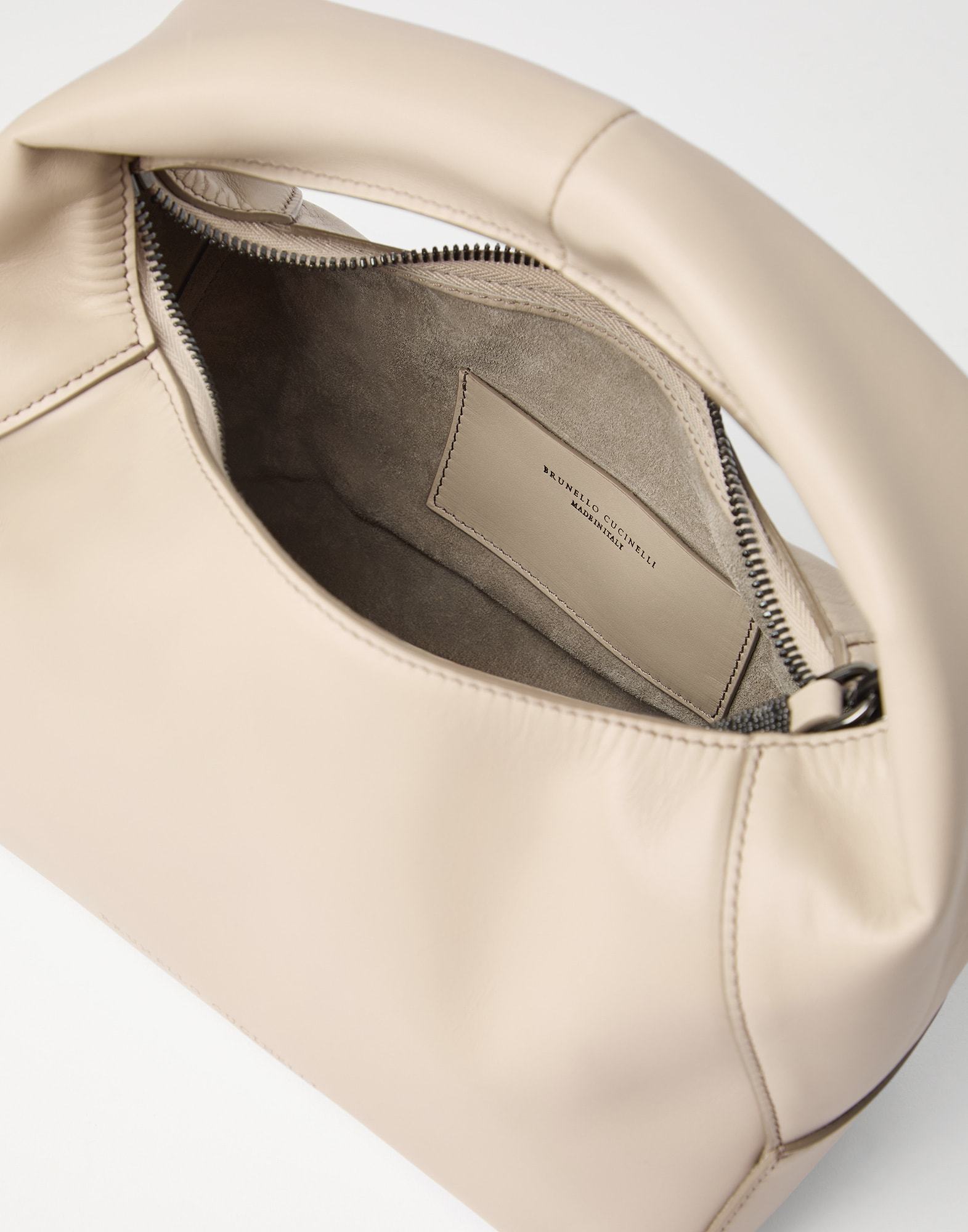 BRUNELLO CUCINELLI ZIPPERED HANDBAG 