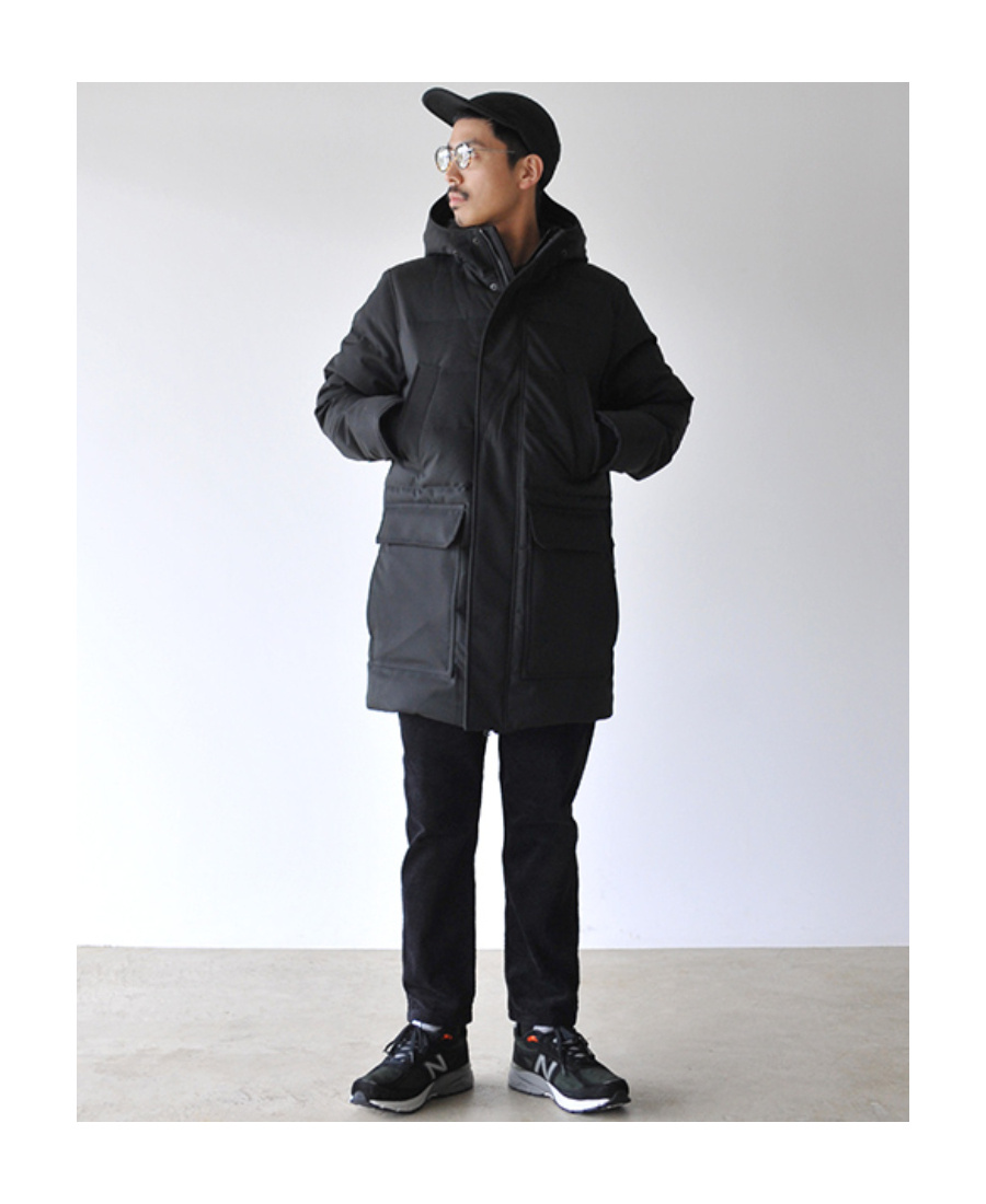 Canada Goose Nikko Parker Down Jacket In Black