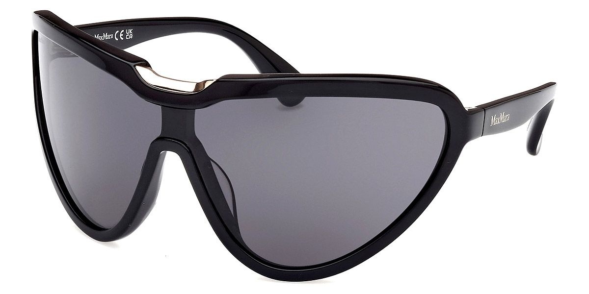 Max Mara Full Frame Sunglasses In Black
