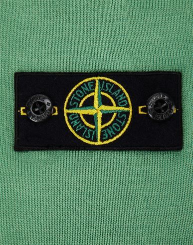 Stone Island Round Neck Sweater In Green