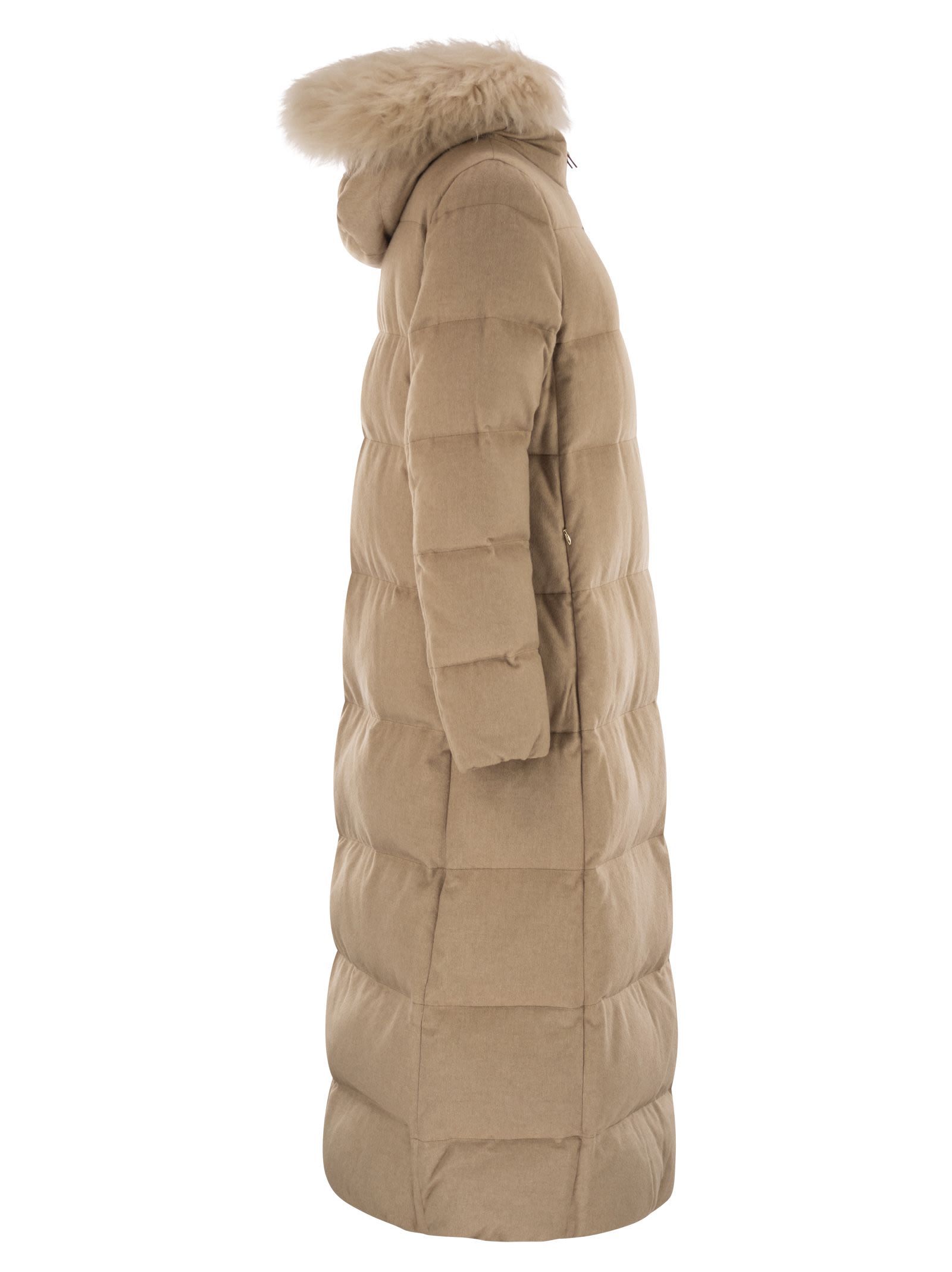 Herno Trousers And Down Jackets In Brown