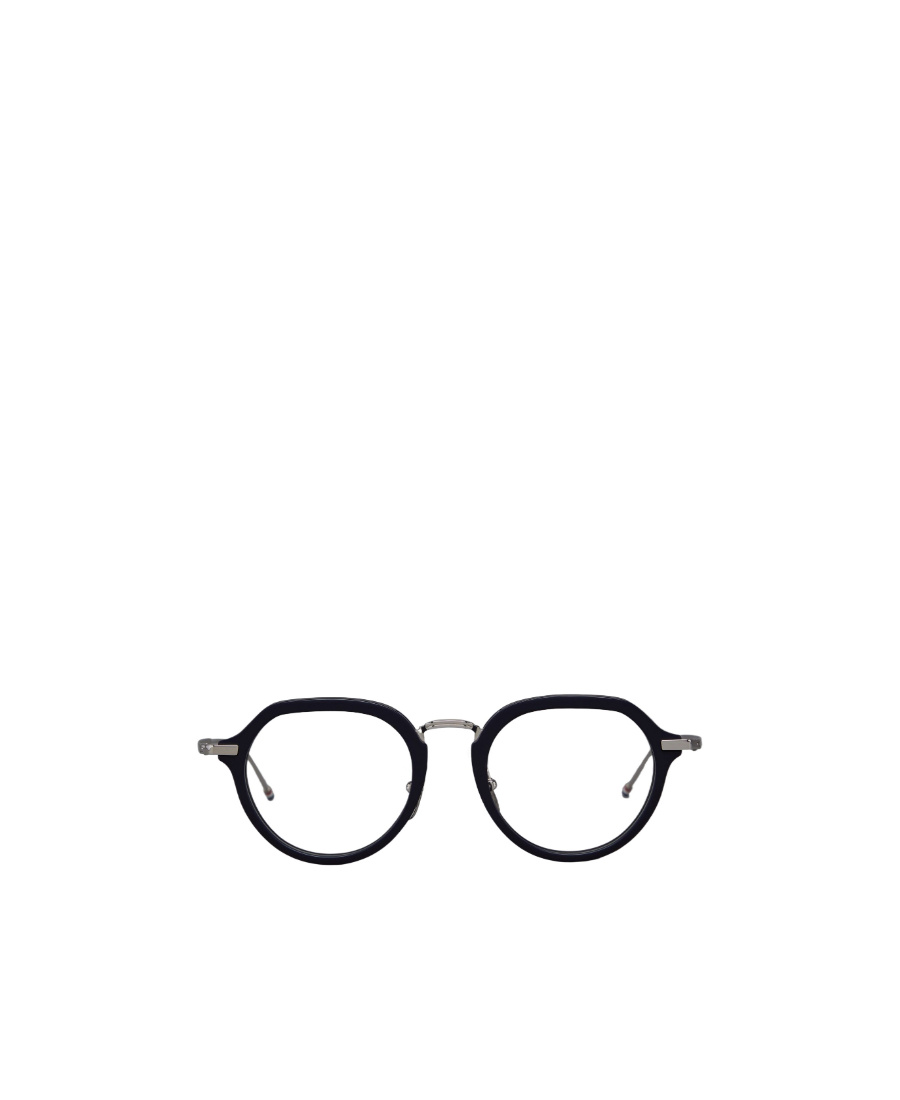 Thom Browne Round-frame Glasses In Blue