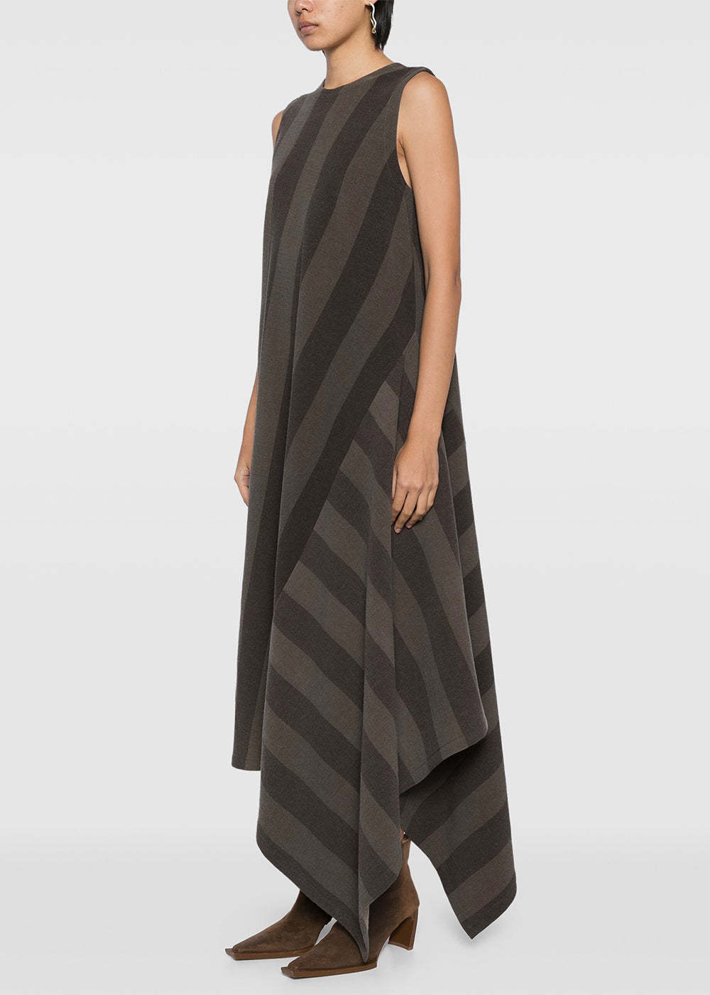 Shop Uma Wang Round-neck Dress In Black