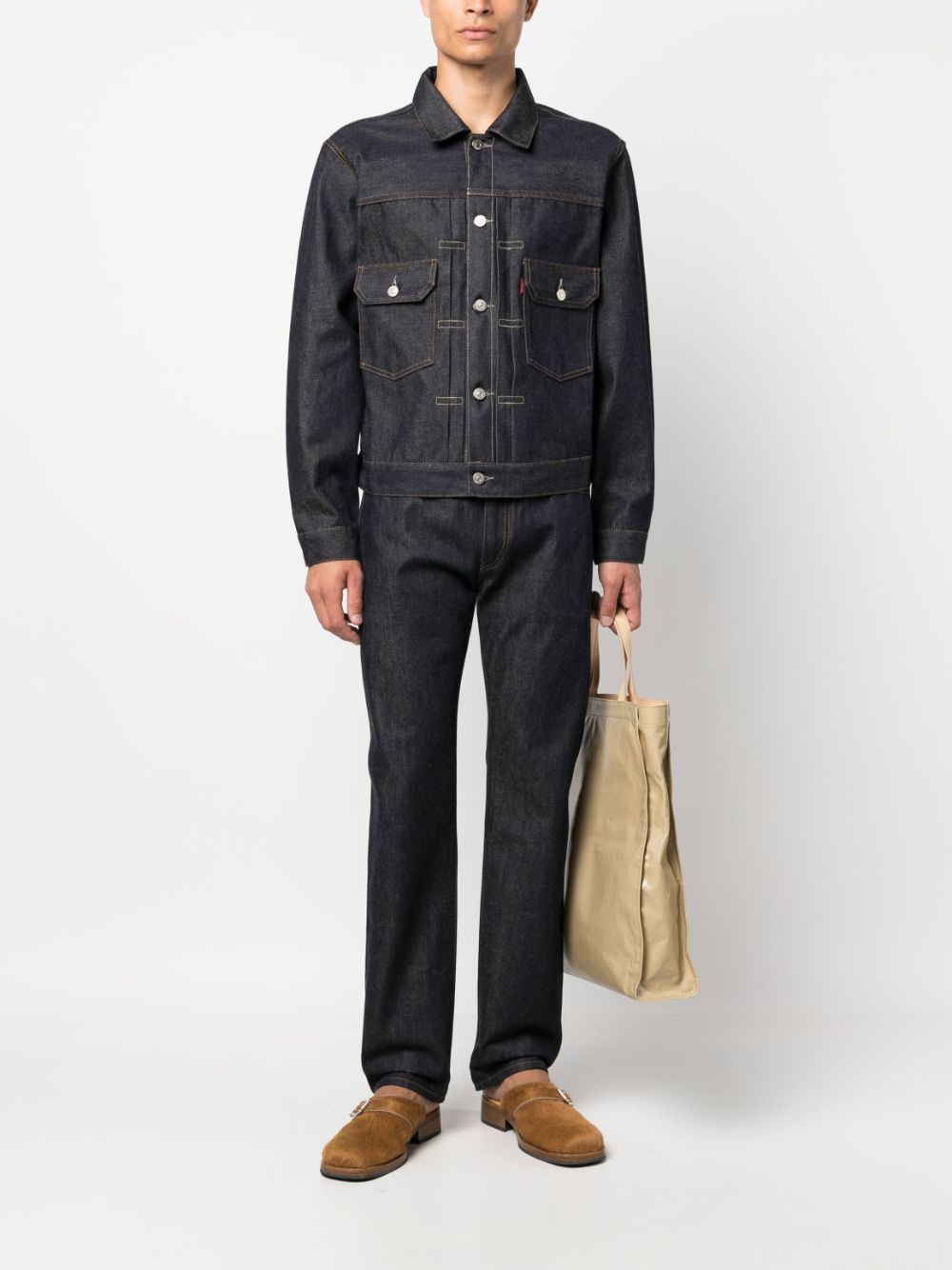 Levi's Men S 1922 501 Jeans Flat Finish Dark Indigo In Blue