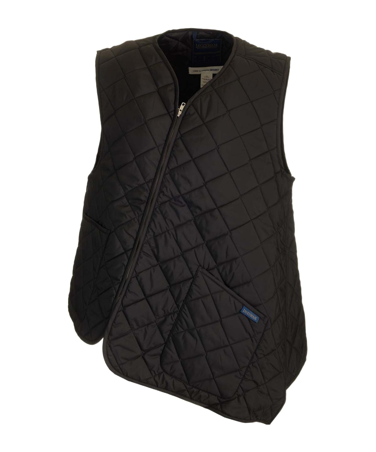 Comme Des Garçons Asymmetrical Vest In Black