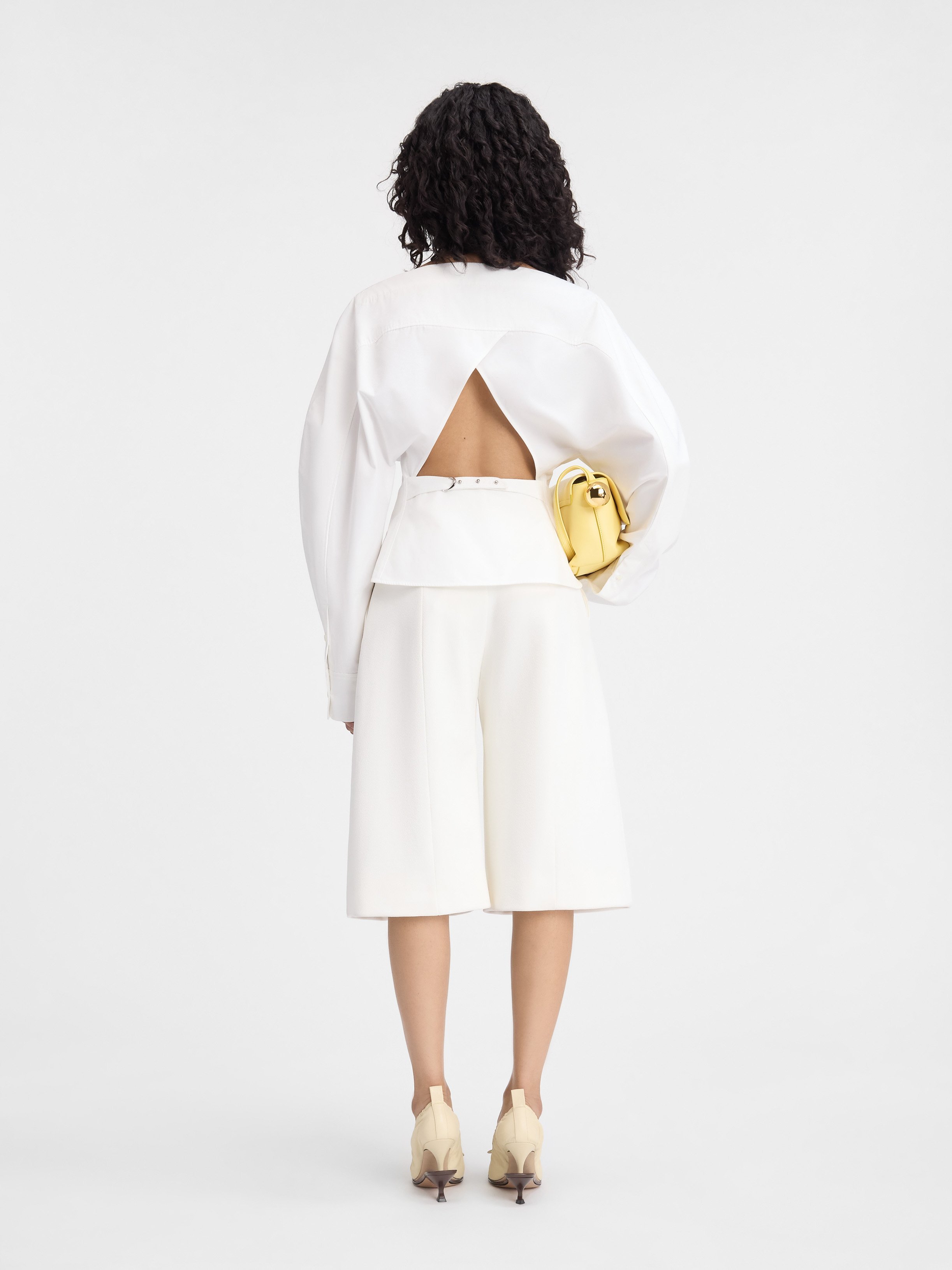 Jacquemus Collar Shirt In White