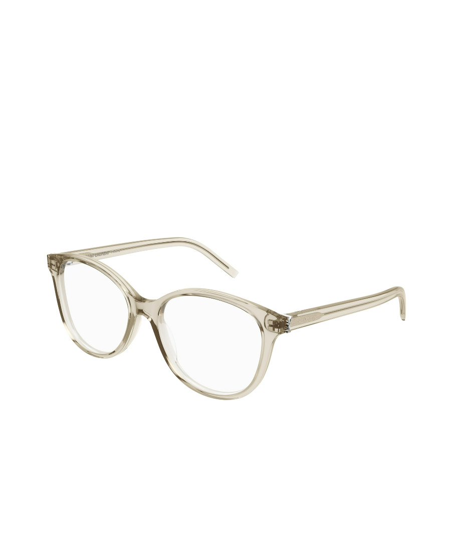 Saint Laurent Sl M112 Round-frame Sunglasses In White