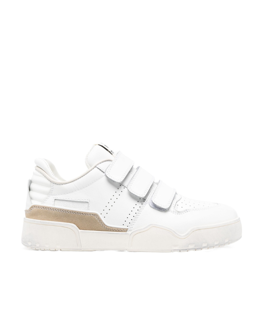 Isabel Marant Round Head Low Upper Board Shoes In White