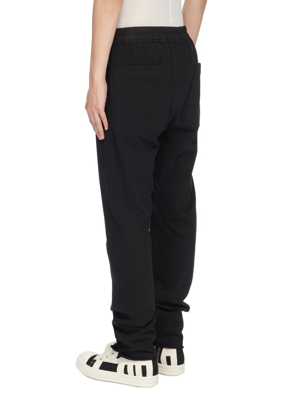 Rick Owens Drkshdw Drawstring Straight-leg Track Pants In Black