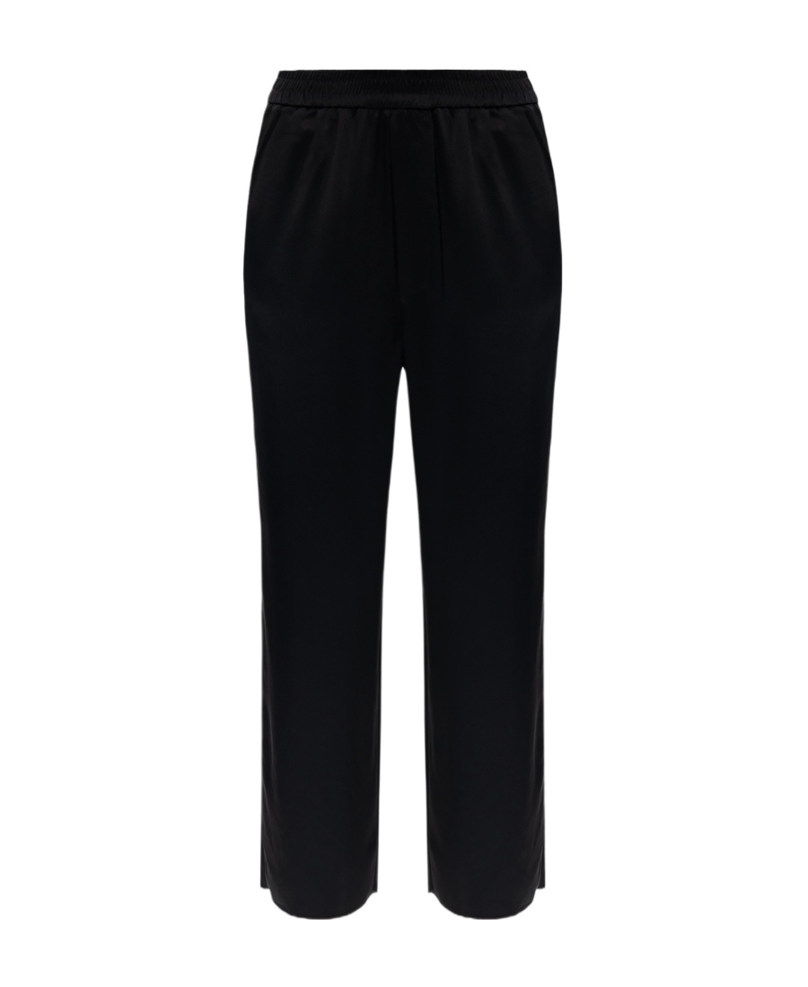 Nanushka Elasticated-waist Cropped Trousers In Black