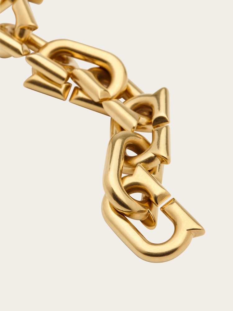 Ferragamo Adjustable Bracelet In Yellow