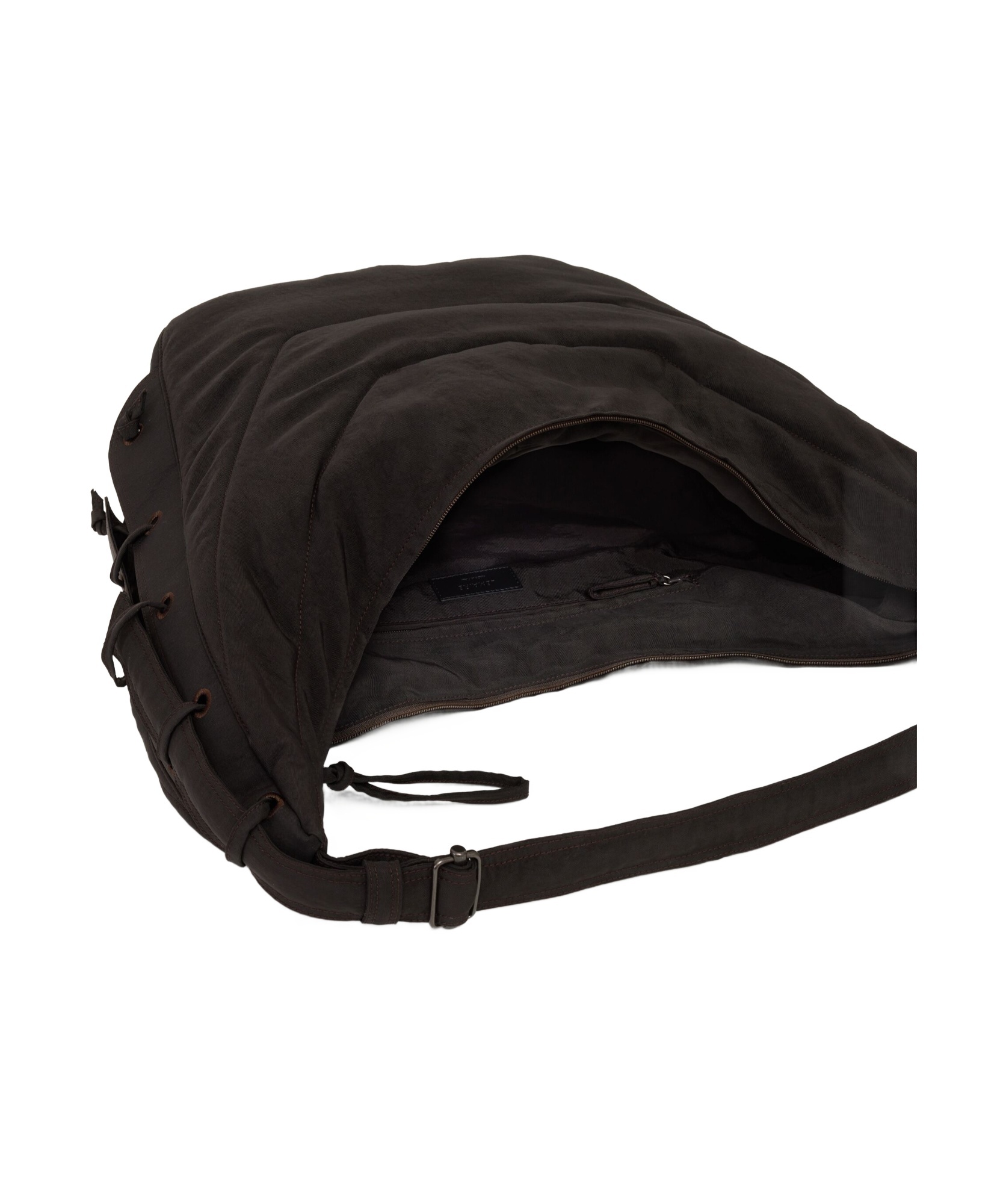 Lemaire Soft Game Shoulder Bag In Brown