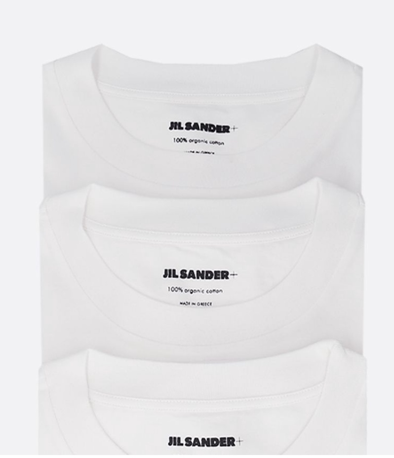 Shop Jil Sander 3-pack T-shirt Set In White