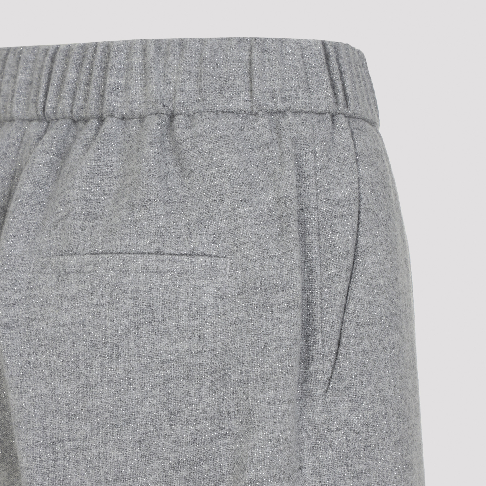 Peserico Punto Luce-trim Trousers In Gray