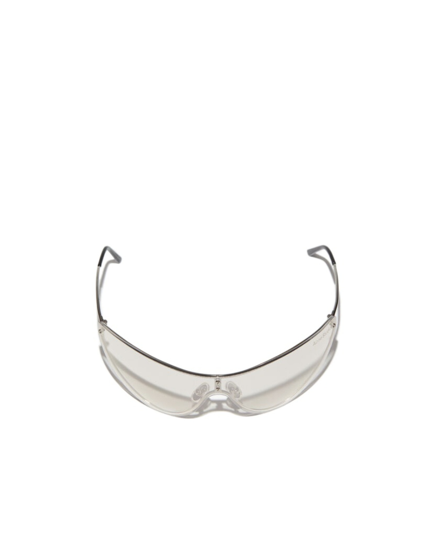 Shop Acne Studios Metal Frame Sunglasses In Gray
