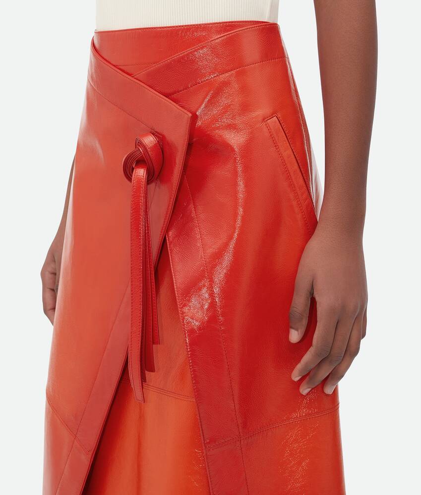 BOTTEGA VENETA KNOT DETAIL SKIRT