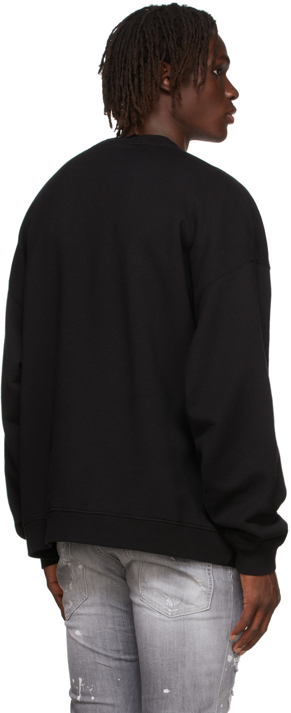 Dsquared2 Logo-print Cotton Jumper In Green