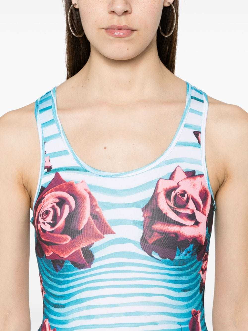 Jean Paul Gaultier Sleeveless Jumpsuit In Blue