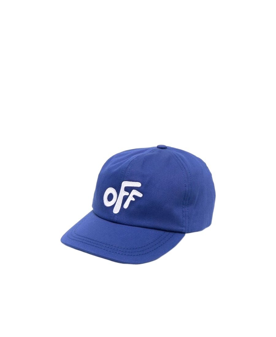 Off-white Embroidered-logo Baseball Cap In Blue