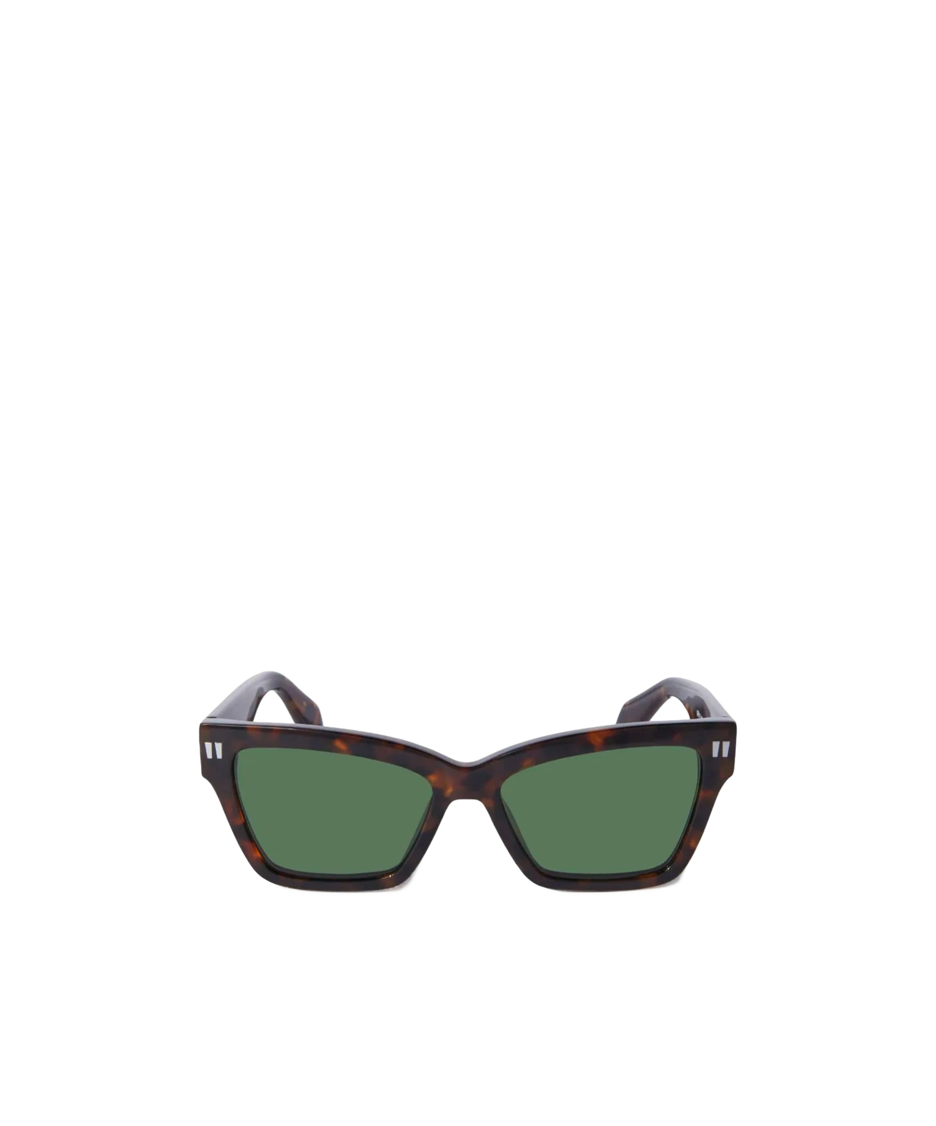 Off-white Cincinnati Rectangle-frame Sunglasses In Green