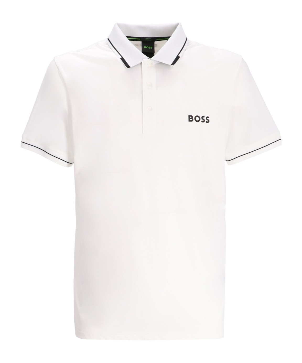 HUGO BOSS LOGO-PRINT POLO SHIRT 