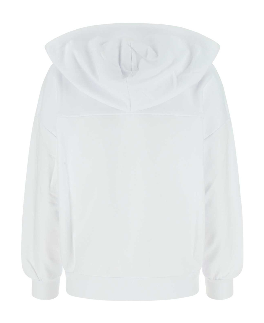 Alexander Mcqueen Logo-print Drawstring Hoodie In White