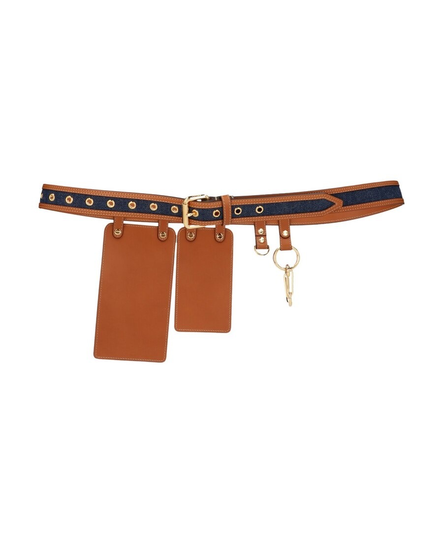 Fendi Multi-accessory Ff Motif Belt In Black