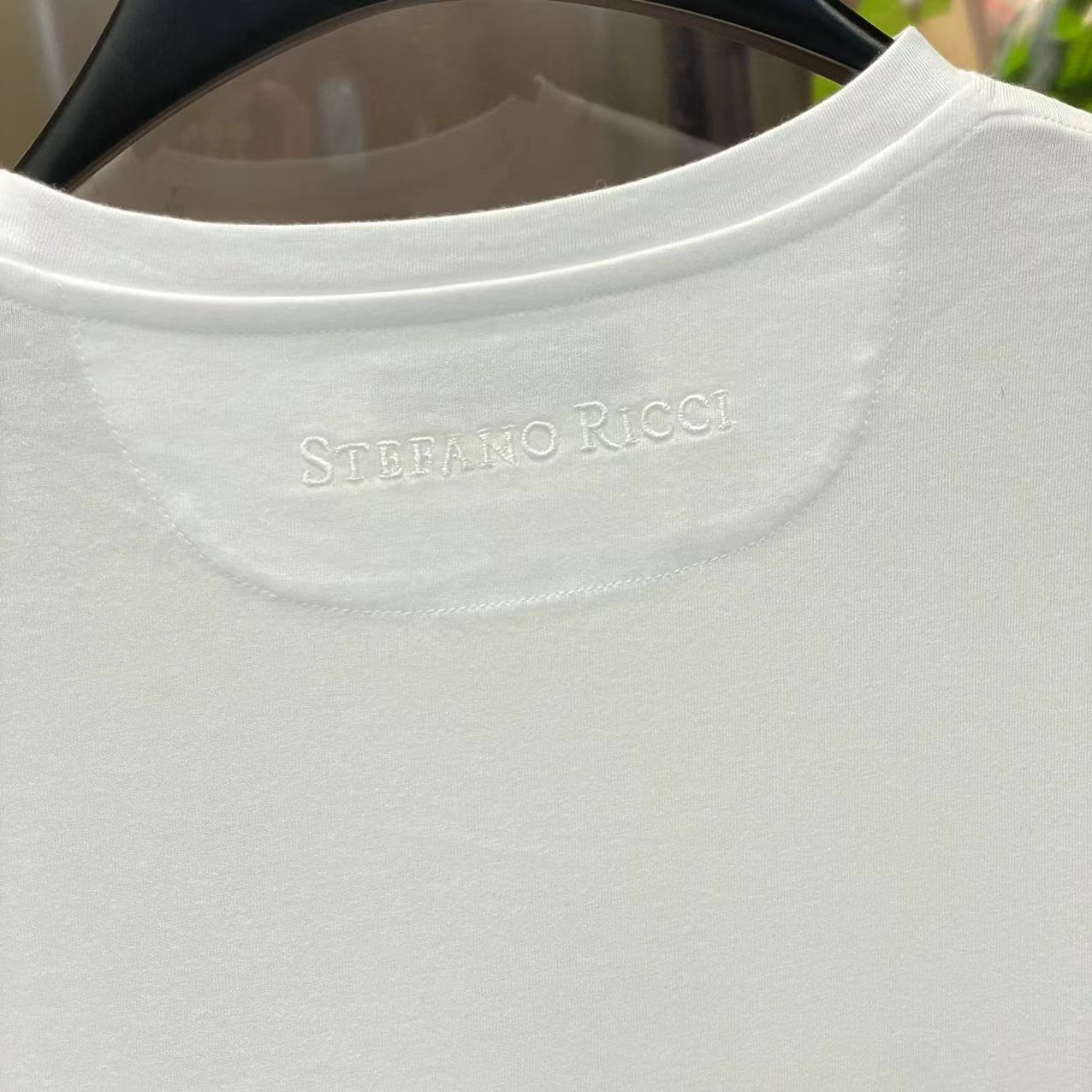 Stefano Ricci Logo T-shirt In White