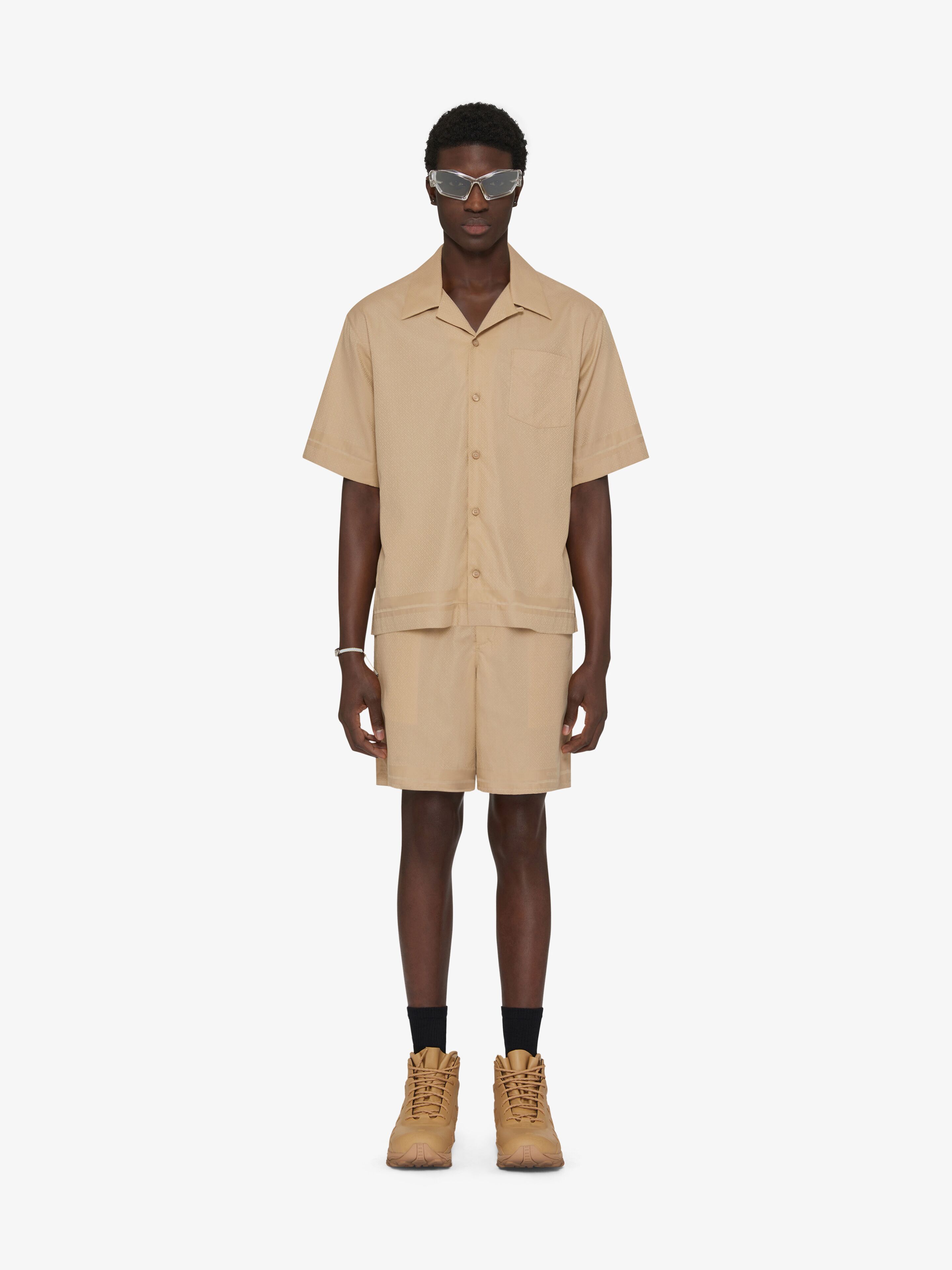 Givenchy Boxy Fit Shirt In 4g Cotton In Nude