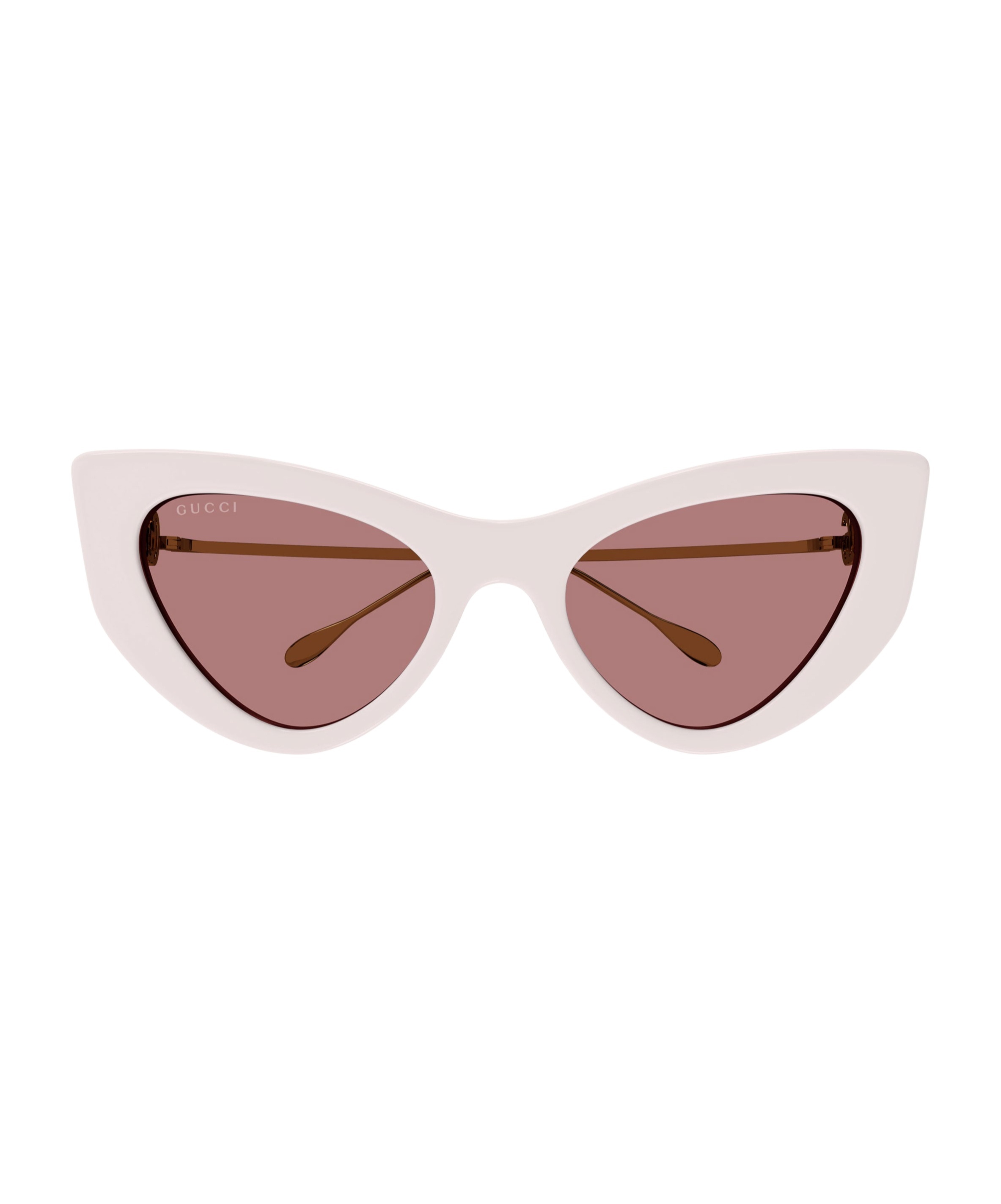 Gucci Double G Cat-eye Sunglasses In Nude