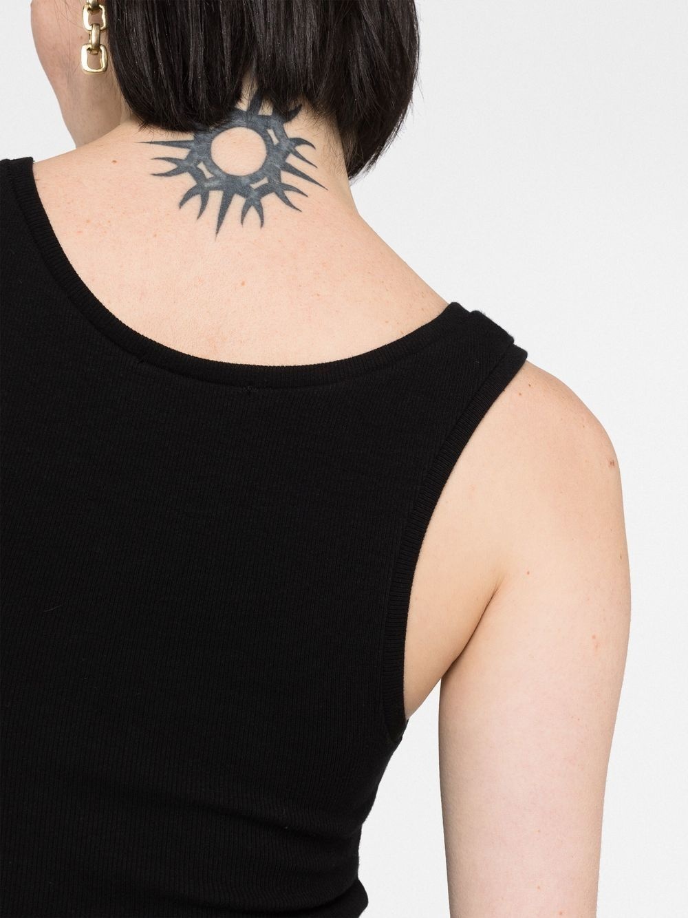 Shop Wardrobe.nyc Black Sleeveless Vest Top
