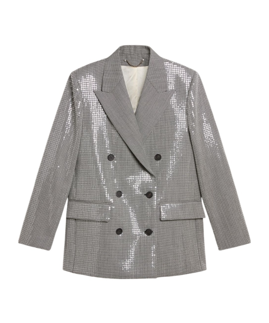 Golden Goose Double-breasted Casual Jacket In Gray