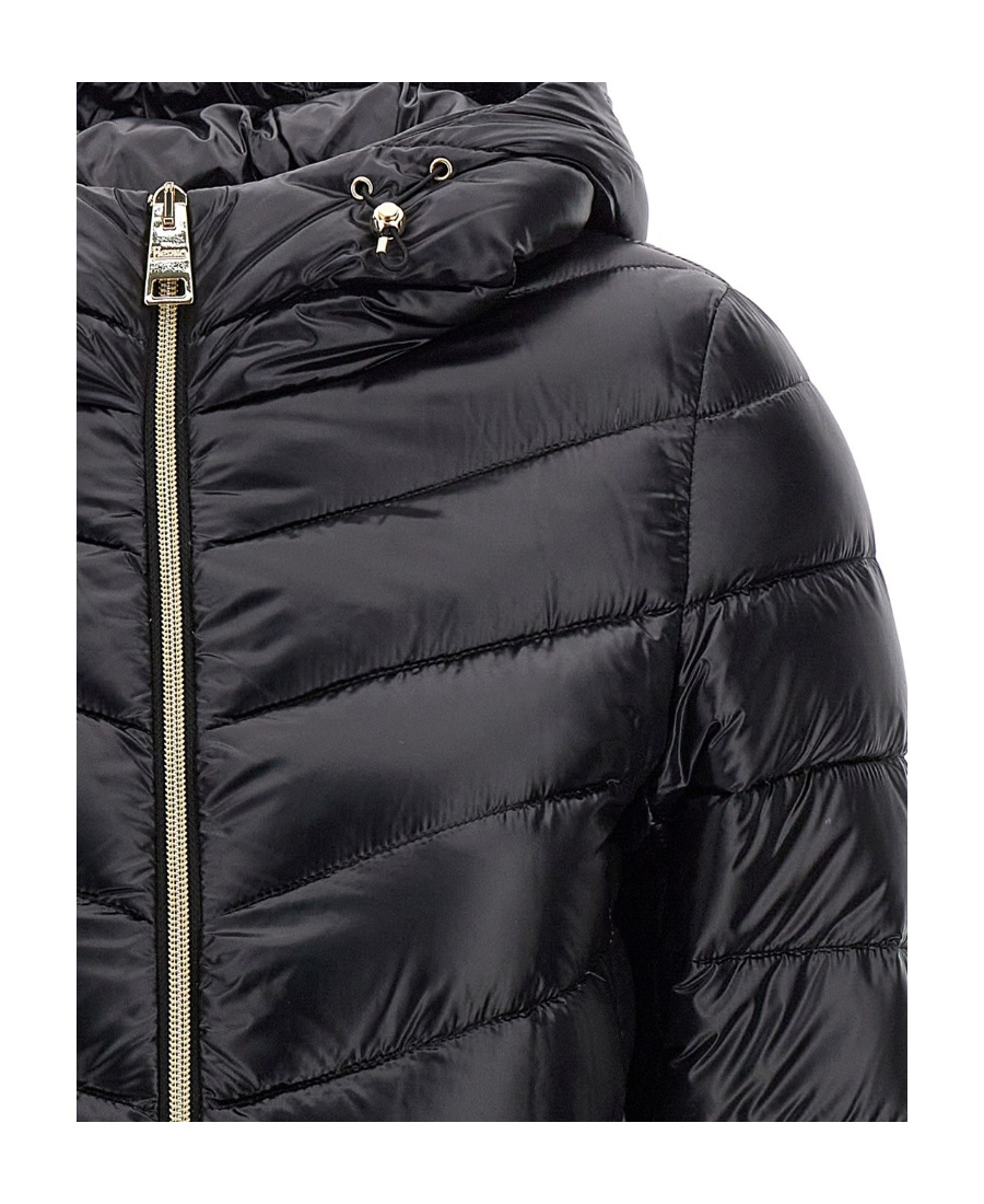 Herno Resort Hooded Down Jacket In Black