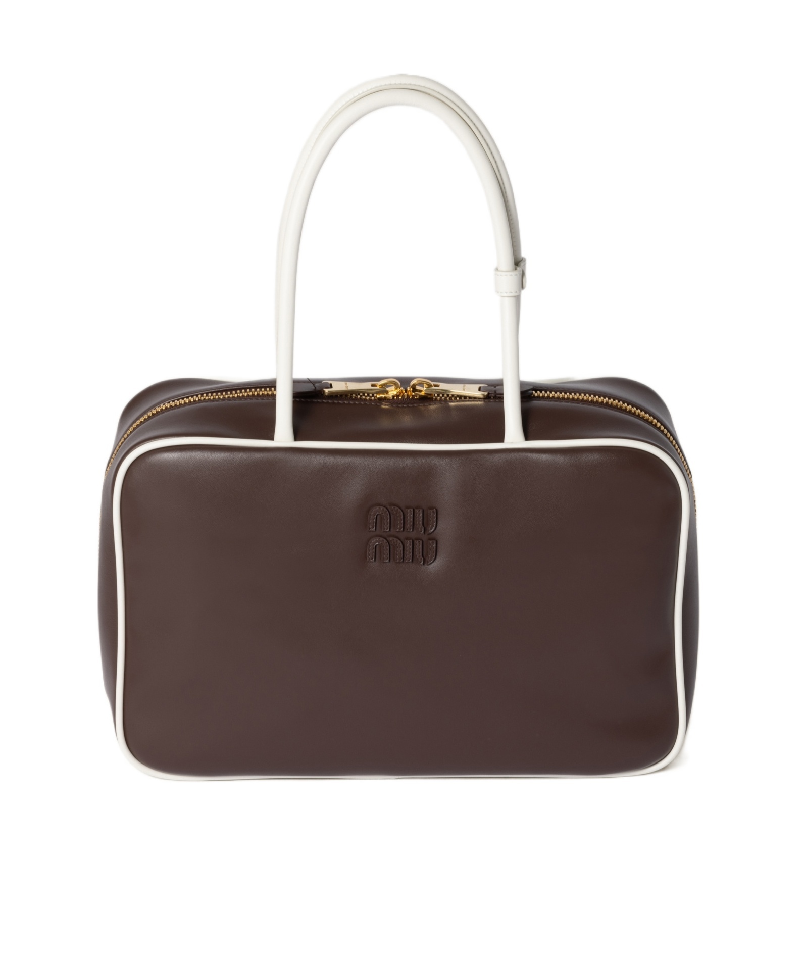 Miu Miu Beau Handbag In Brown