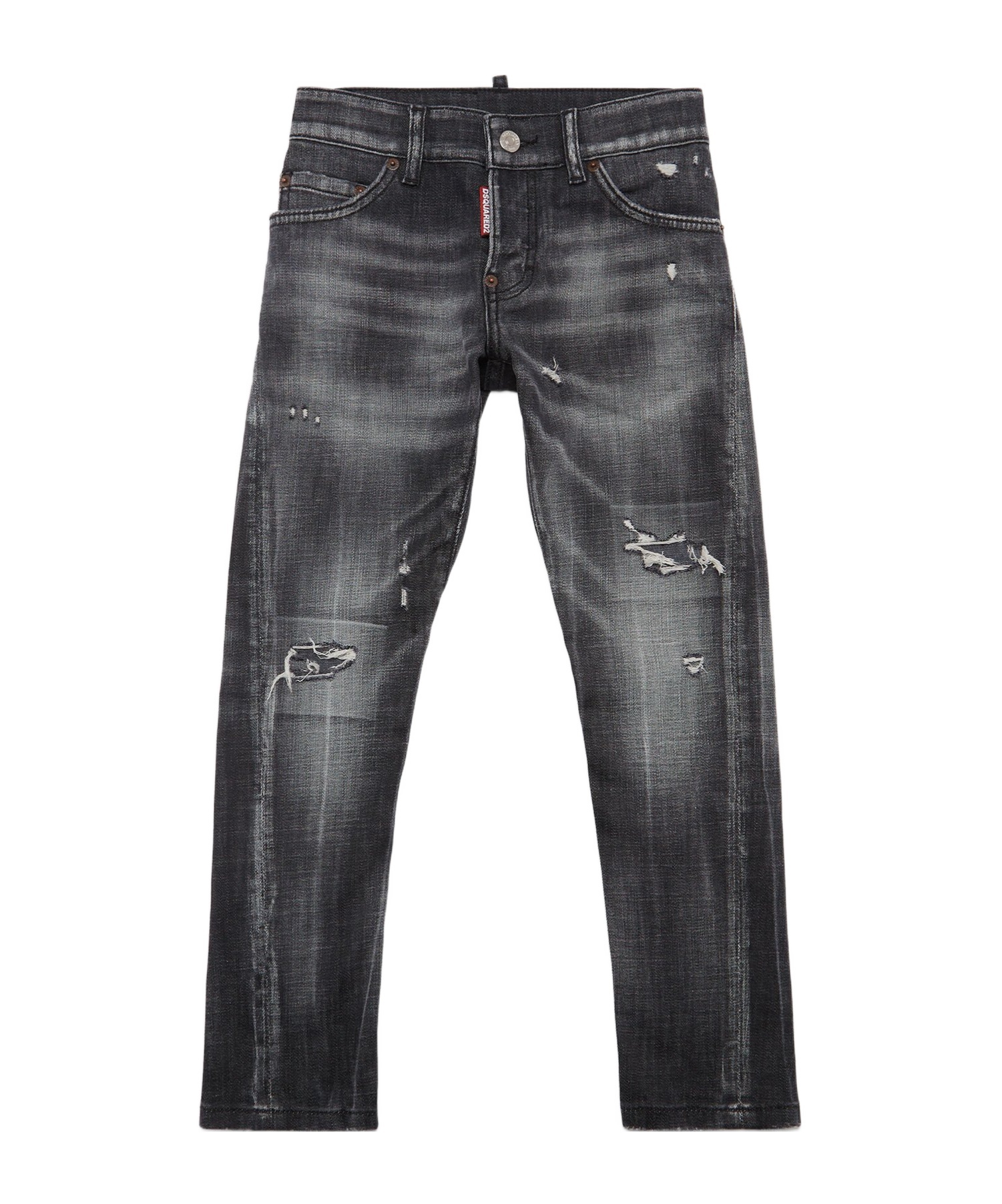 DSQUARED2 TWIST DISTRESSED-EFFECT JEANS