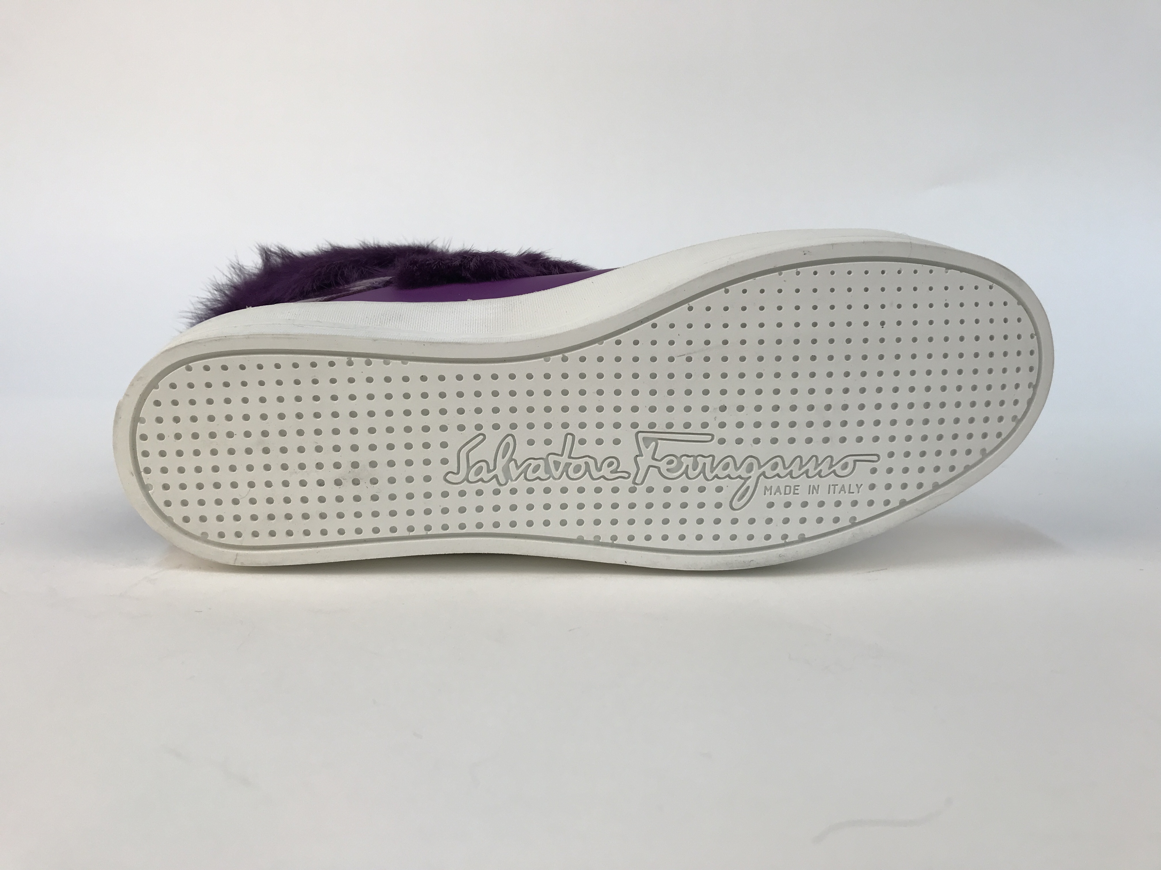 Ferragamo Logo High-top Leisure Sports Shoes In Multicolor