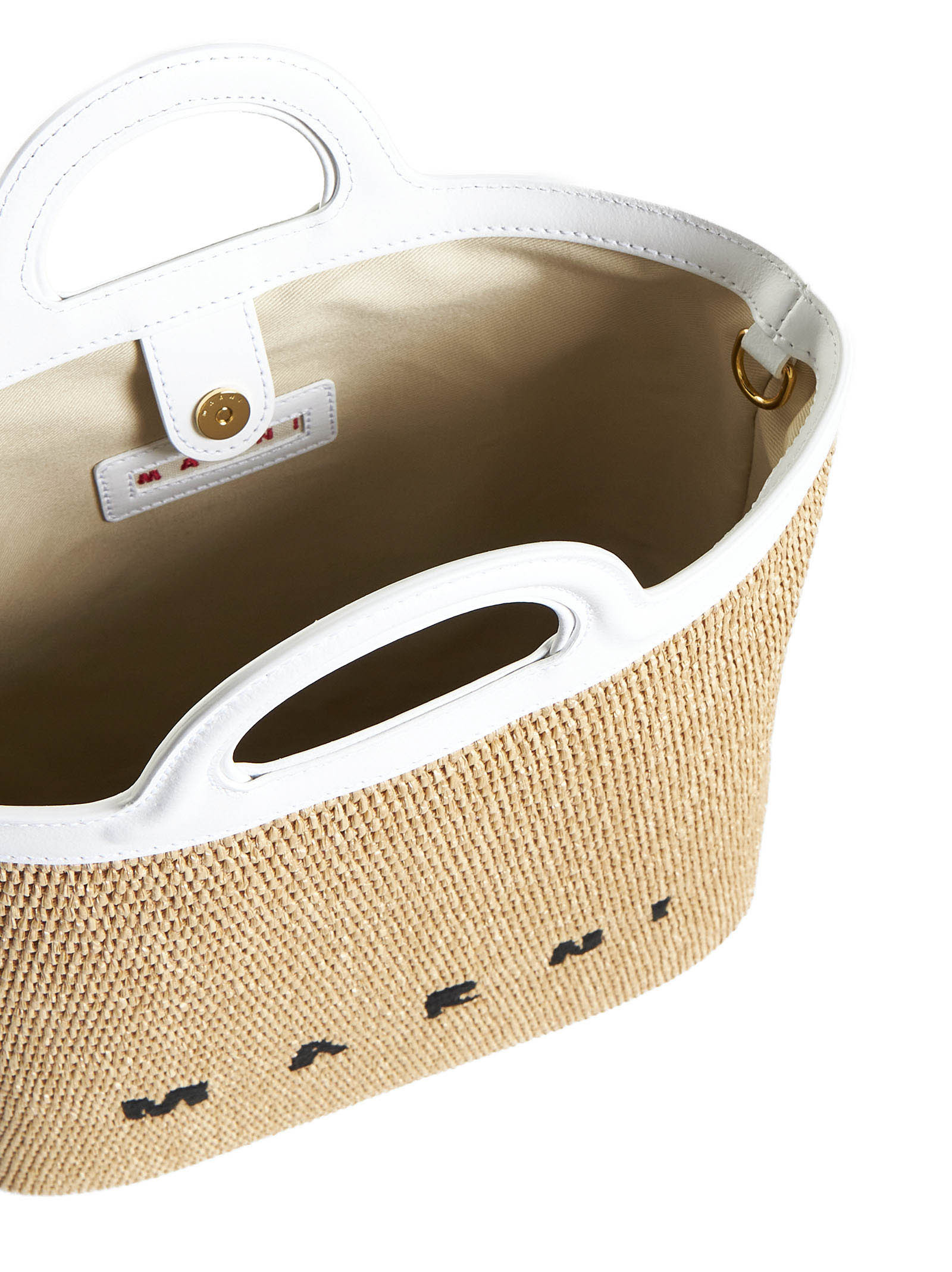 MARNI TROPICALIA LOGO-EMBROIDERED TOTE BAG