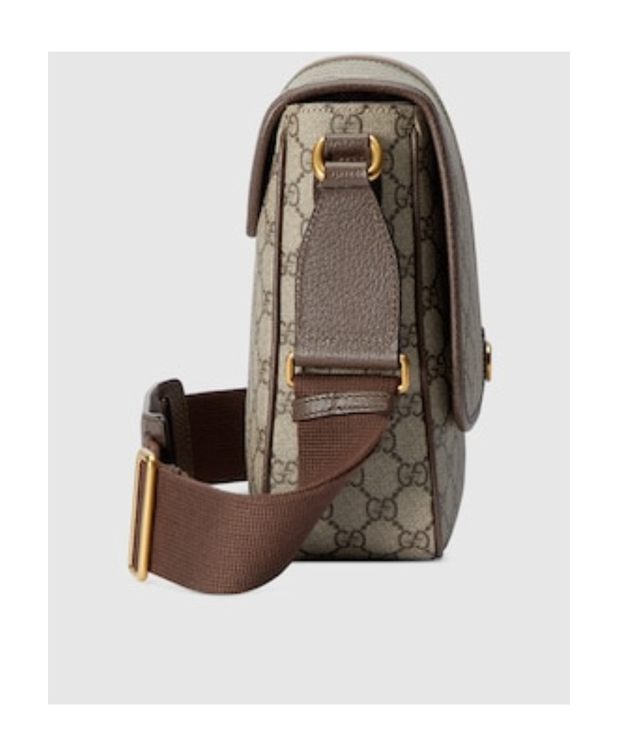 Gucci Beige Ophidia Messenger Bag In Nude